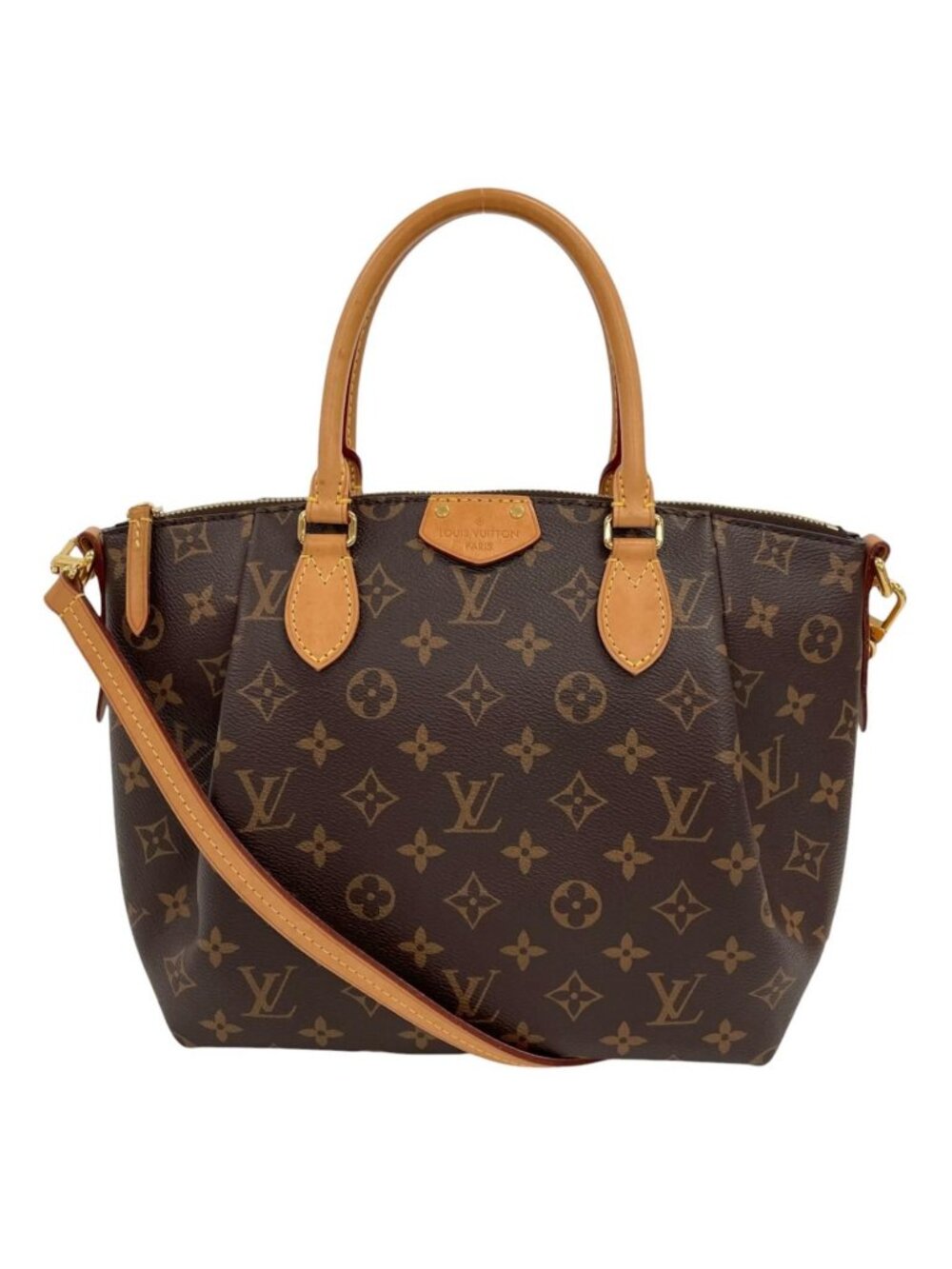 Louis Vuitton Turenne PM Monogram Shoulder Bag Canvas Brown